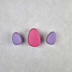 Tropfen Wandhaken aus Eschenholz, 5 x 7 cm oder 7 x 10 cm, Matte Farbe