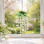 Maiglöckchen Hologramm Sonnenfänger, Floral Fensterhängen Prisma, Kristall Sonnenfänger, Fensterdekoration, 3mm Acryl, 7 Größen