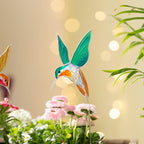 Glasmalerei Plant Stakes Kolibri Suncatcher Vogeluhr