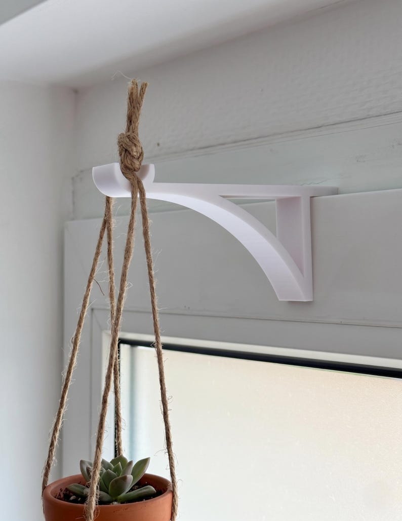 Fensterhaken für Kunststofffenster 2 kg Belastung, Blumenampel und Deko ohne Bohren, Klemmhalter für Fensterrahmen 16-20 mm